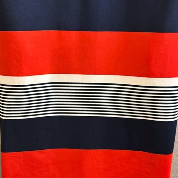 #173 Max&Rina, red/white/blue striped short sleeve top size small - Picture 7 of 9